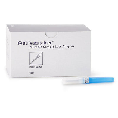 BD Vacutainer Multiple Sample Luer Adapters, 100/Pack