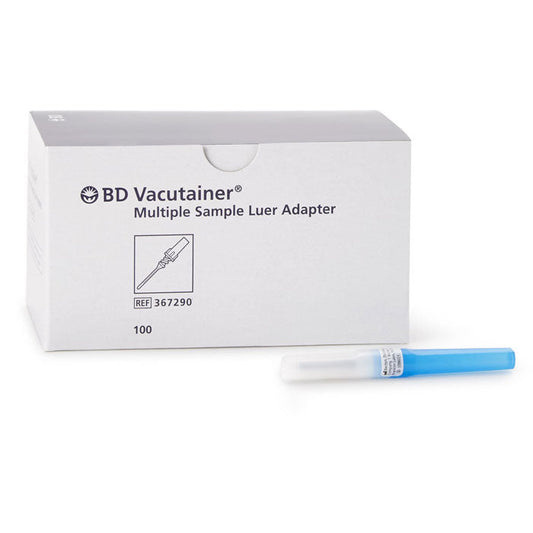 BD Vacutainer Multiple Sample Luer Adapters, 100/Pack