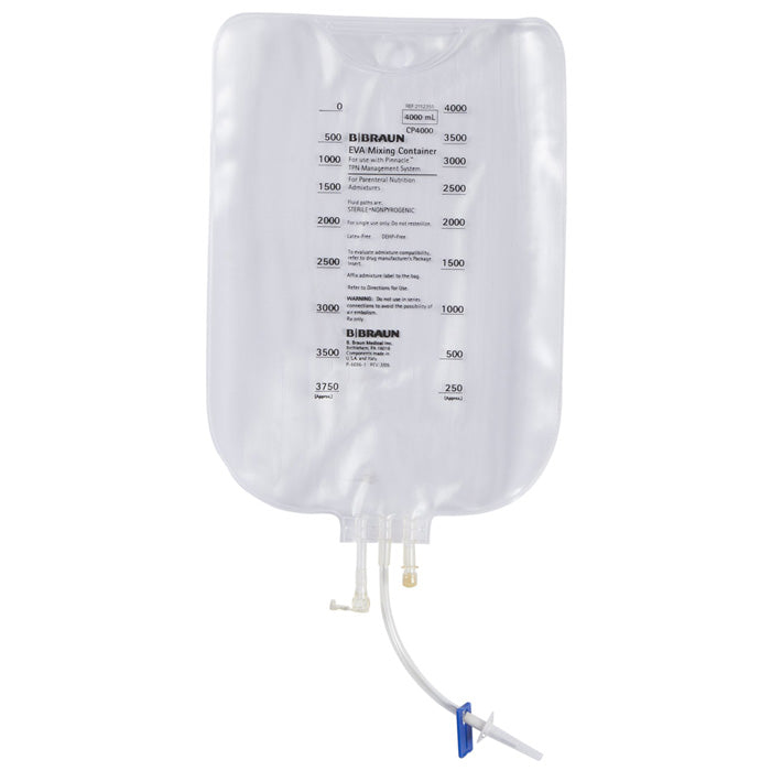 Braun Pinnacle 3-in-1 Empty IV Bag 4000 mL (5-Pack)