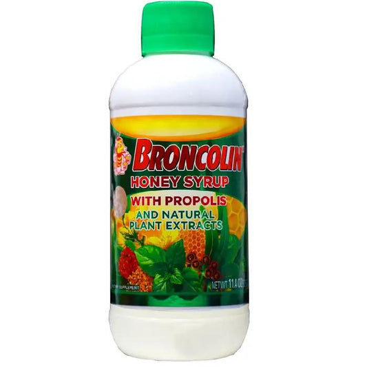 Broncolin Honey Syrup with Propolis, Syrup with Natural Plant Extracts