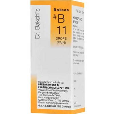 Bakson's Homeopathy B11 Drops (Pain)