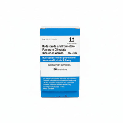 Budesonide Formoterol Furnarate Dhydrate Aerosol Inhaler 160/4.5 mcg for COPD & Asthma (RX)