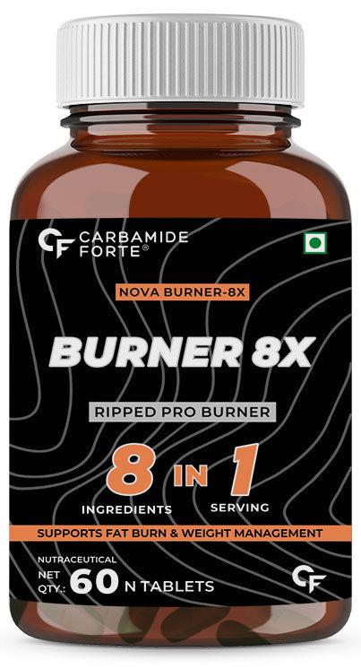 Carbamide Forte Fat Burner for Men & Women | Weight Loss Support - 60 Veg Tablets