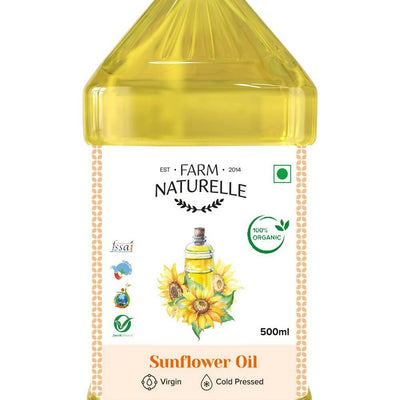 Farm Naturelle Organic Virgin Cold Pressed Sunflower Oil