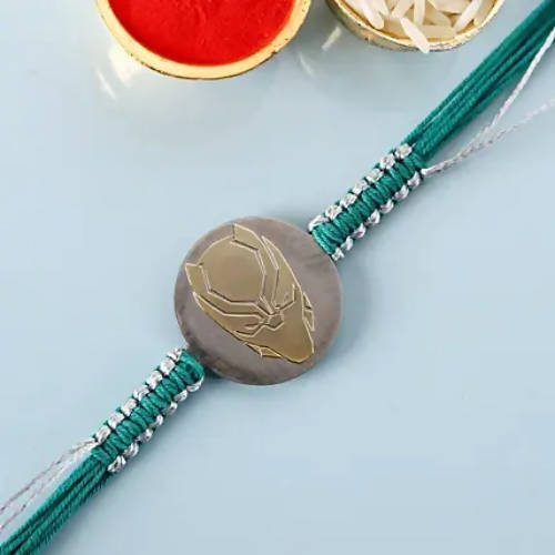 Black Panther Rakhi & Amul Tropical Orange Chocolate