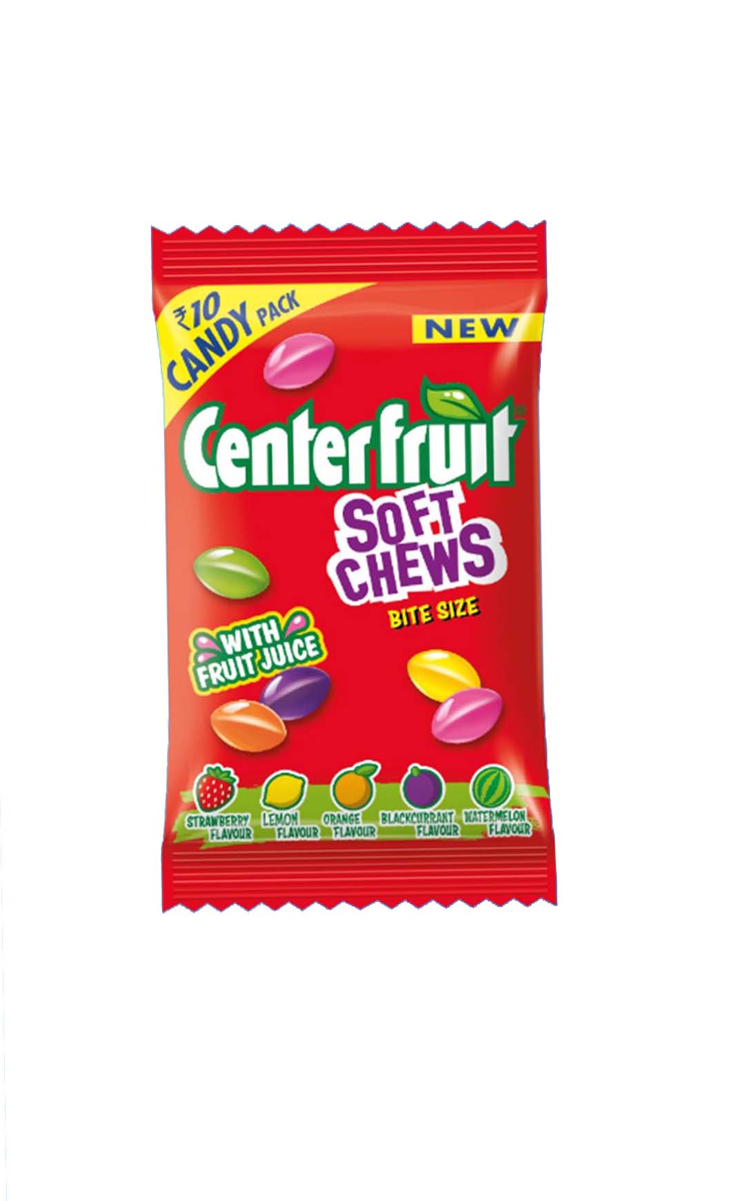 Center Fruit Soft Chew Bite Size, 15.5g