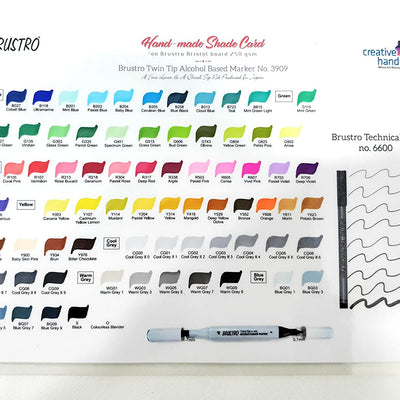 Brustro Twin Tip Alcohol Based Marker Cool Grey II 1