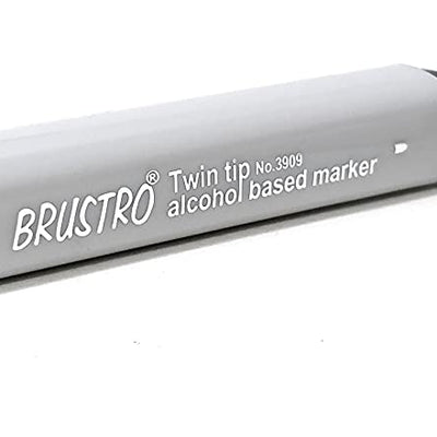 Brustro Twin Tip Alcohol Based Marker Cool Grey II 2