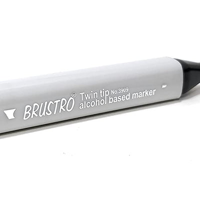 Brustro Twin Tip Alcohol Based Marker Cool Grey II 3