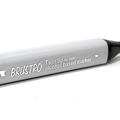 Brustro Twin Tip Alcohol Based Marker Cool Grey II 5