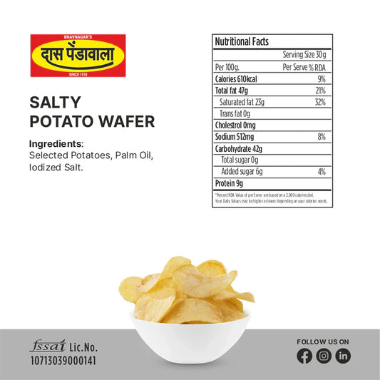 Das Pendawala Salted Potato Wafer | 200 gms