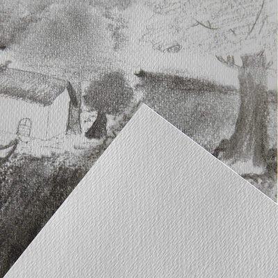 Canson Xl Recycled 160 Gsm Fine Honeycomb Grain A5 Paper Spiral Pad(White- 25 Sheets)