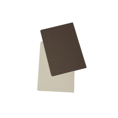 Canson Inspiration 96 Gsm Light Grain A5 Hardbound Books (Pack Of 2- Tobacco & Oyster- 30 Sheets)
