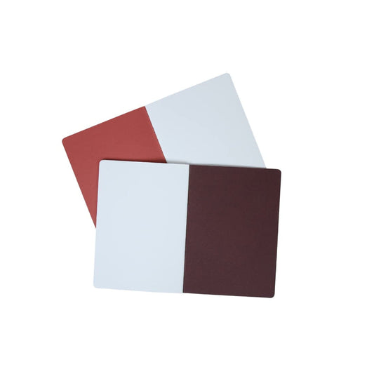Canson Inspiration 96 Gsm Light Grain A5 Hardbound Books (Pack Of 2- Winelees & Red Earth- 30 Sheets)