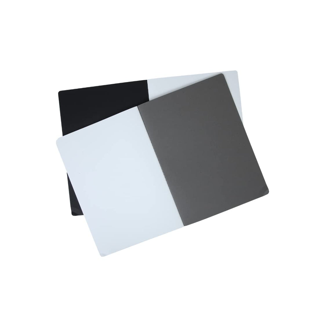 Canson Inspiration 96 Gsm Light Grain A4 Hardbound Books (Pack Of 2- Black & Dark Grey- 36 Sheets)