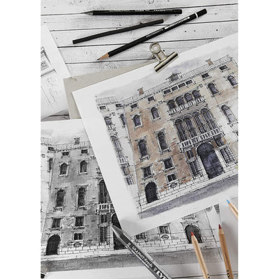 Canson 'C A Grain' A4 Natural White Light Grain 125 Gsm Drawing Paper (Pack Of 250 Sheets)