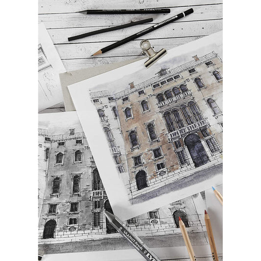Canson 'C A Grain' A4 Natural White Light Grain 125 Gsm Drawing Paper (Pack Of 250 Sheets)