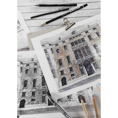 Canson 'C A Grain' A4 Natural White Light Grain 224 Gsm Drawing Paper (Pack Of 250 Sheets)
