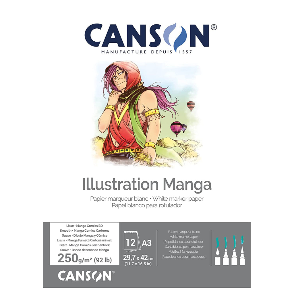 A3 Canson Illustration 250Gsm (12 Sheets)