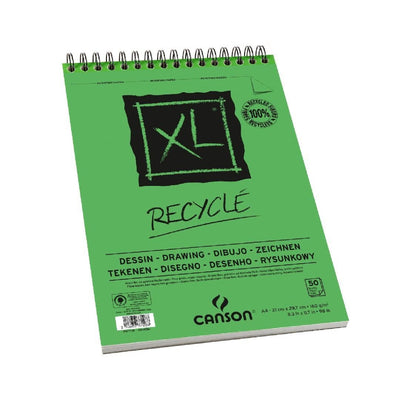 Canson Xl Recycled 160 Gsm A4 Album Of 50 Honeycomb Texture Sheets