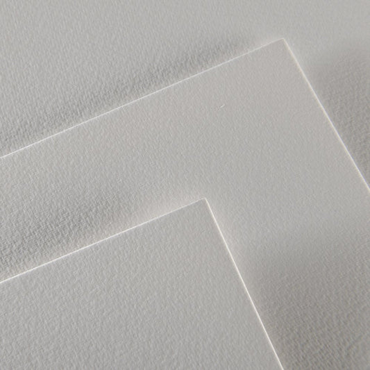 Canson Acrylic 24X32Cm Natural White 400 Gsm Painting Paper- Long Side Glued (Pad Of 50 Sheets)