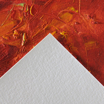 Canson Acrylic 24X32Cm Natural White 400 Gsm Painting Paper- Long Side Glued (Pad Of 50 Sheets)