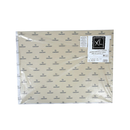 Canson Xl Kraft 90 Gsm Laid 50 X 65 Cm Paper Sheets(White- 25 Sheets)