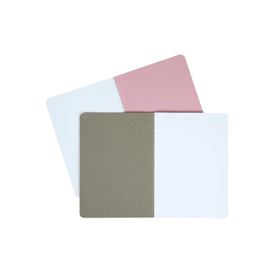Canson Inspiration 96 Gsm Light Grain A6 Hardbound Books (Pack Of 2- Sepia & Orchid- 24 Sheets)