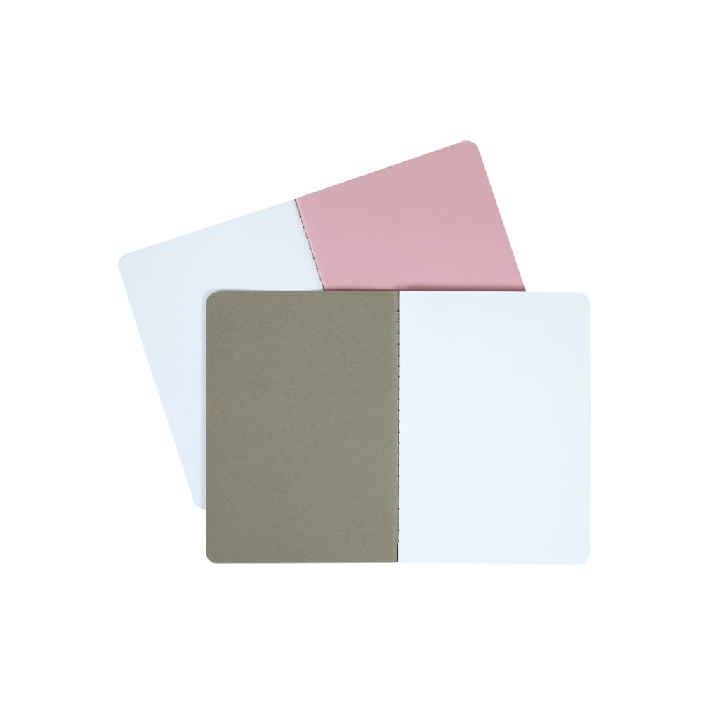 Canson Inspiration 96 Gsm Light Grain A6 Hardbound Books (Pack Of 2- Sepia & Orchid- 24 Sheets)