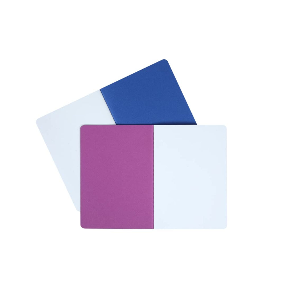 Canson Inspiration 96 Gsm Light Grain A6 Hardbound Books (Pack Of 2- Ultramarine & Violet- 24 Sheets)