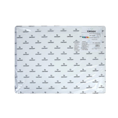 Canson Colorline 300 Gsm Grainy 50 X 65 Cm Coloured Drawing Paper Sheets(Pearl White- 10 Sheets)