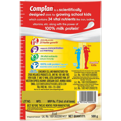 Complan Nutrition and Health Drink Kesar Badam Refill