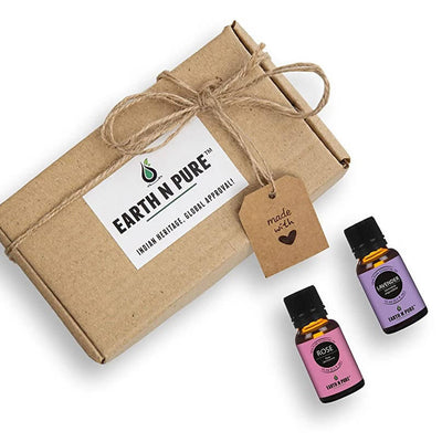 Earth N Pure Lavender & Rose Essential Oils