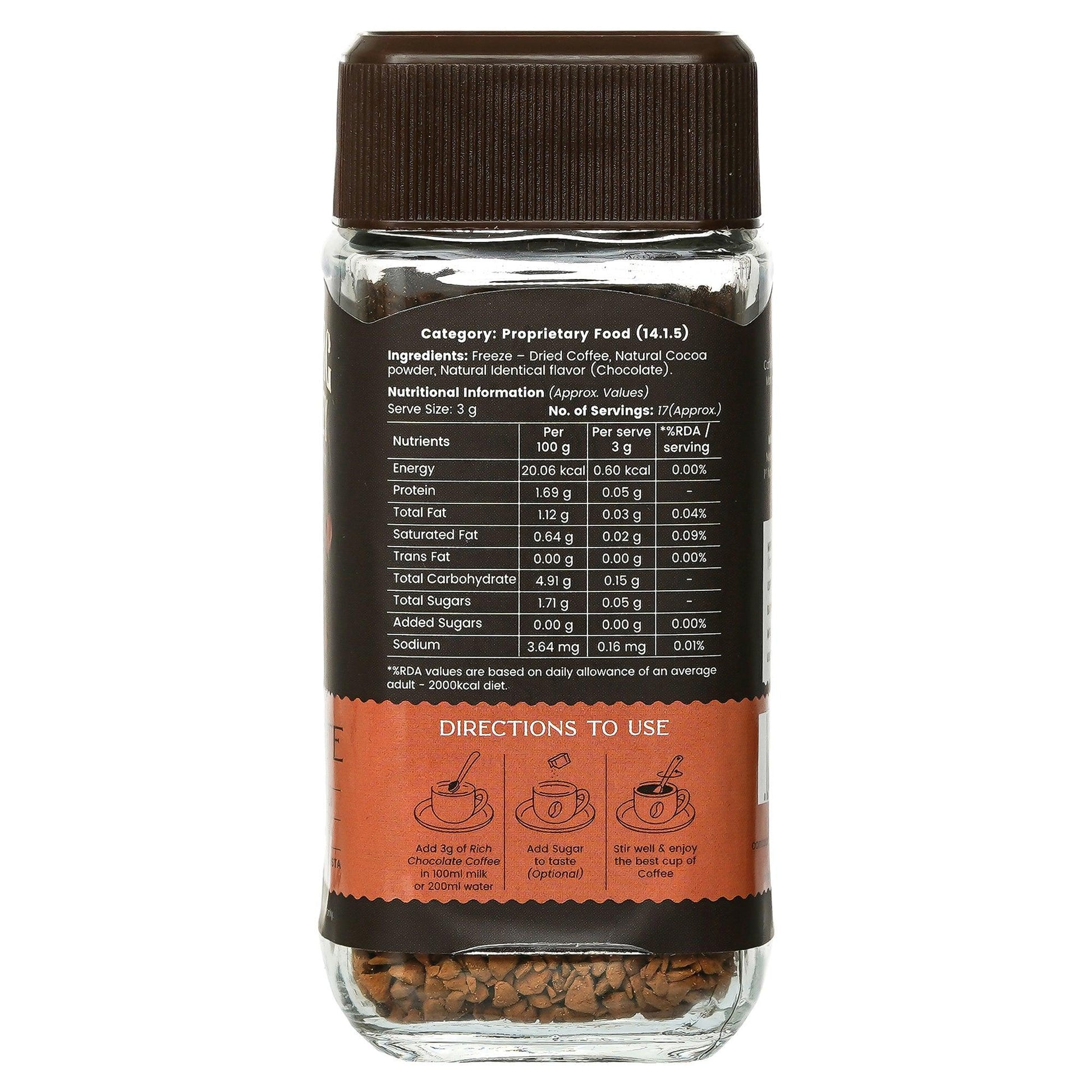 Rich Chocolate Instant Coffee | 50g