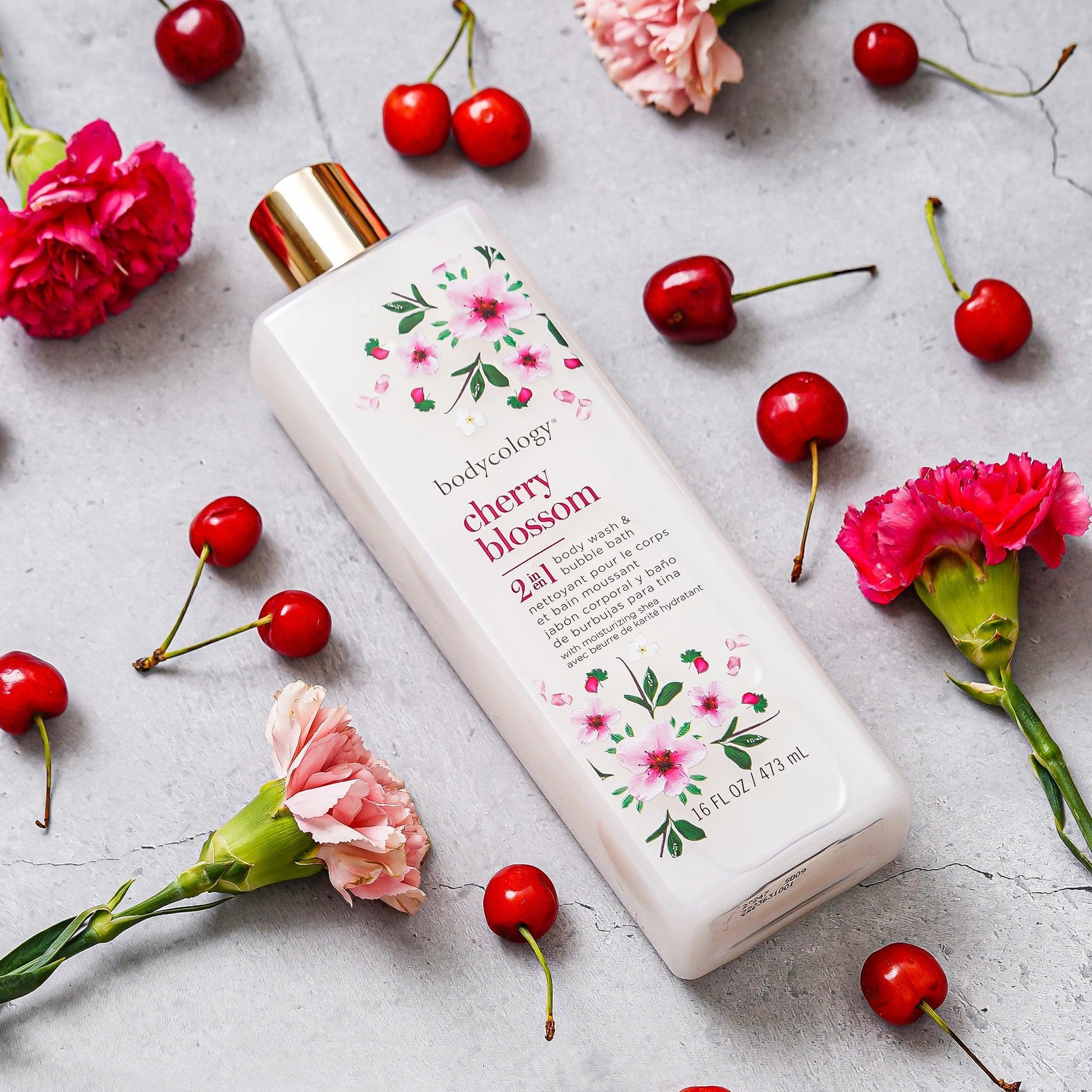 Cherry Blossom 2In1 Body Wash And Bubble Bath