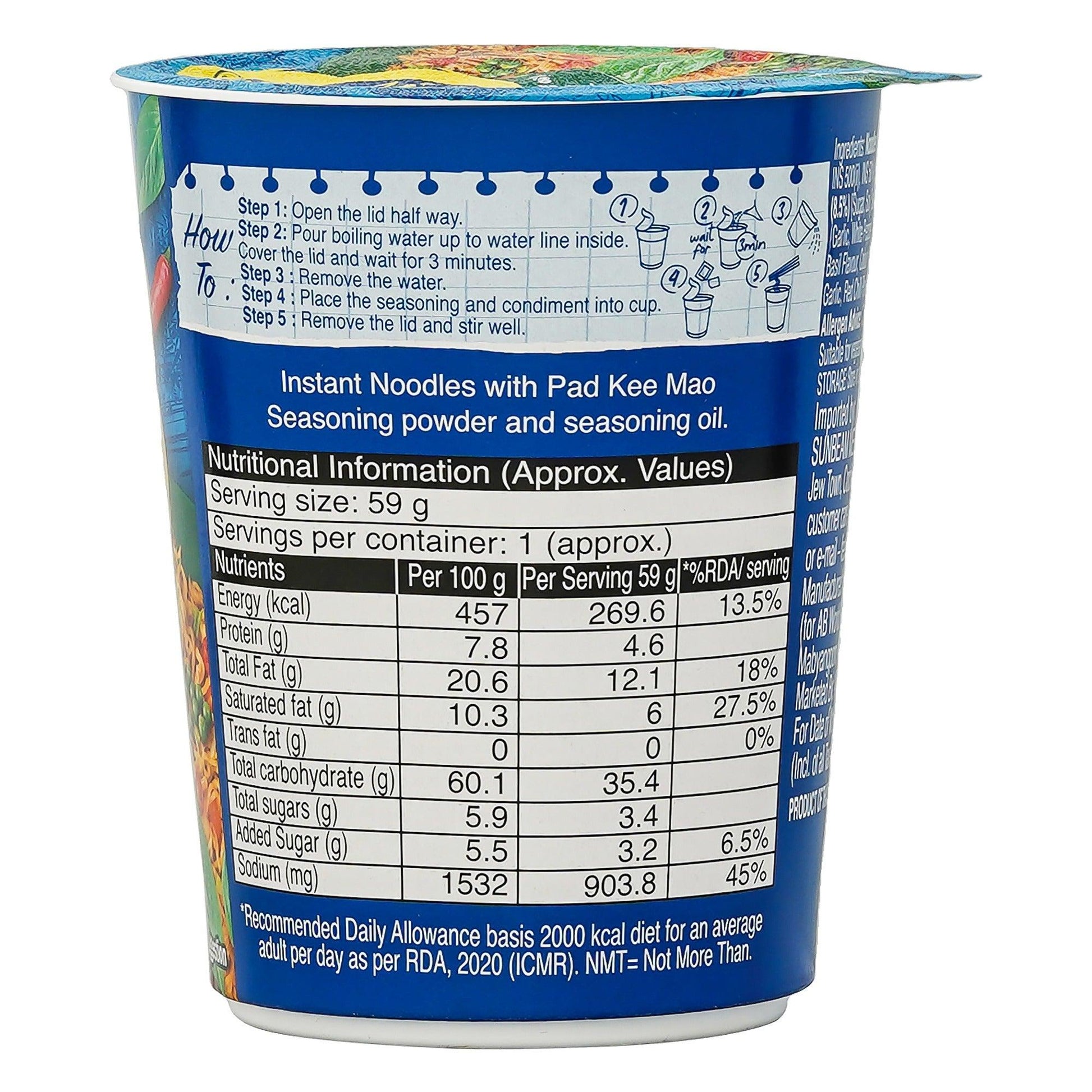Spicy Holy Basil Instant Cup Noodle
