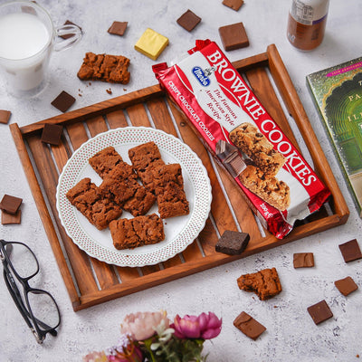Brownie Cookies, Rich Chocolate Flavour with Soft Brownie Centre, 200g