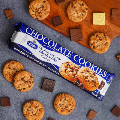 Chocolate Cookies, with 25% Chocolate Chunks, 150g