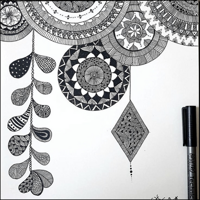 BRUSTRO Technical Pen Assorted Pack of 9 with Artist Sketch Book 110 GSM A5 Wiro Journal (156 Pages)