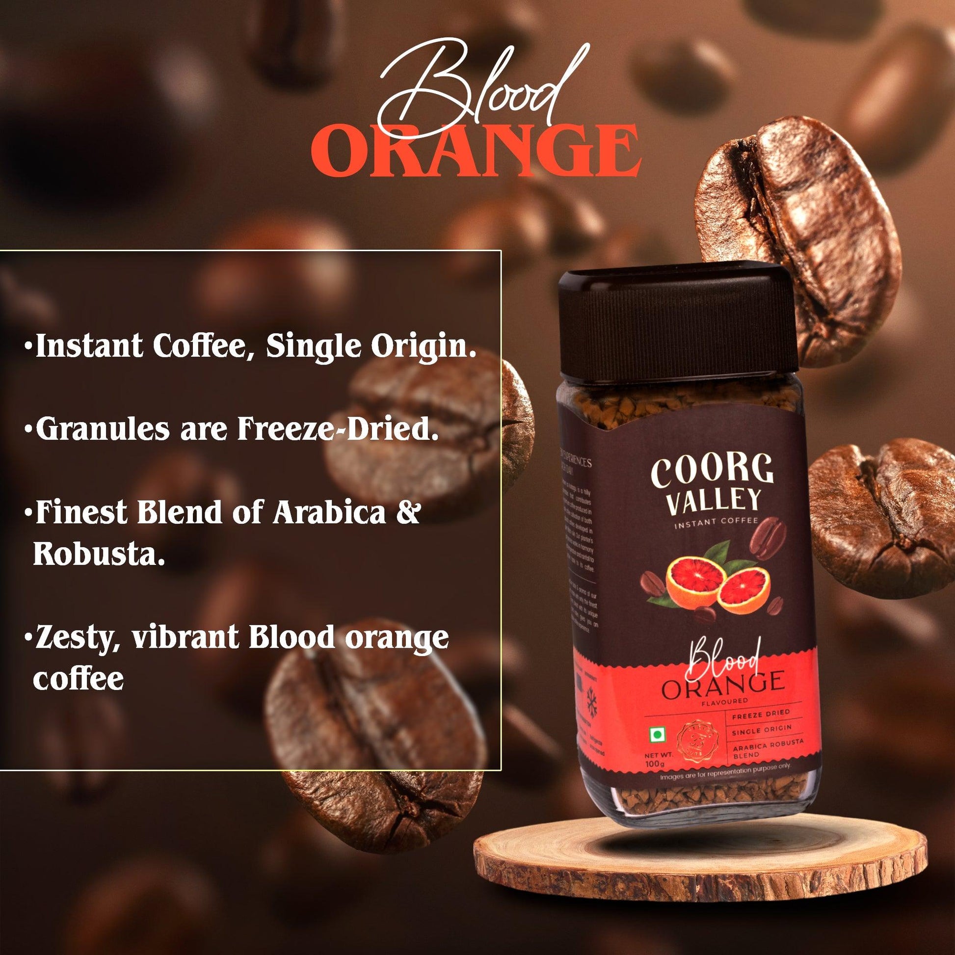 Blood Orange Instant Coffee | 100g