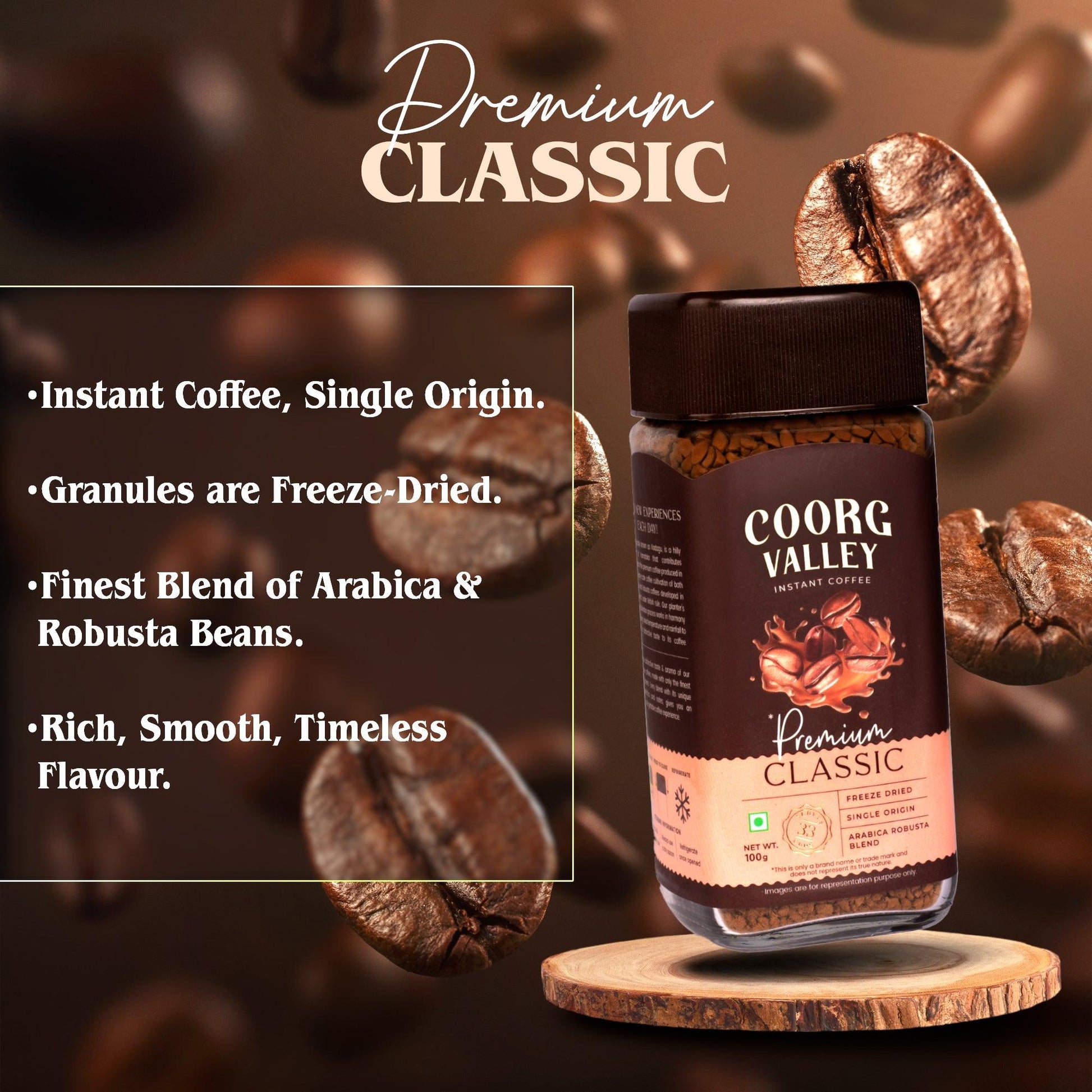 Premium Classic Instant Coffee | 100g