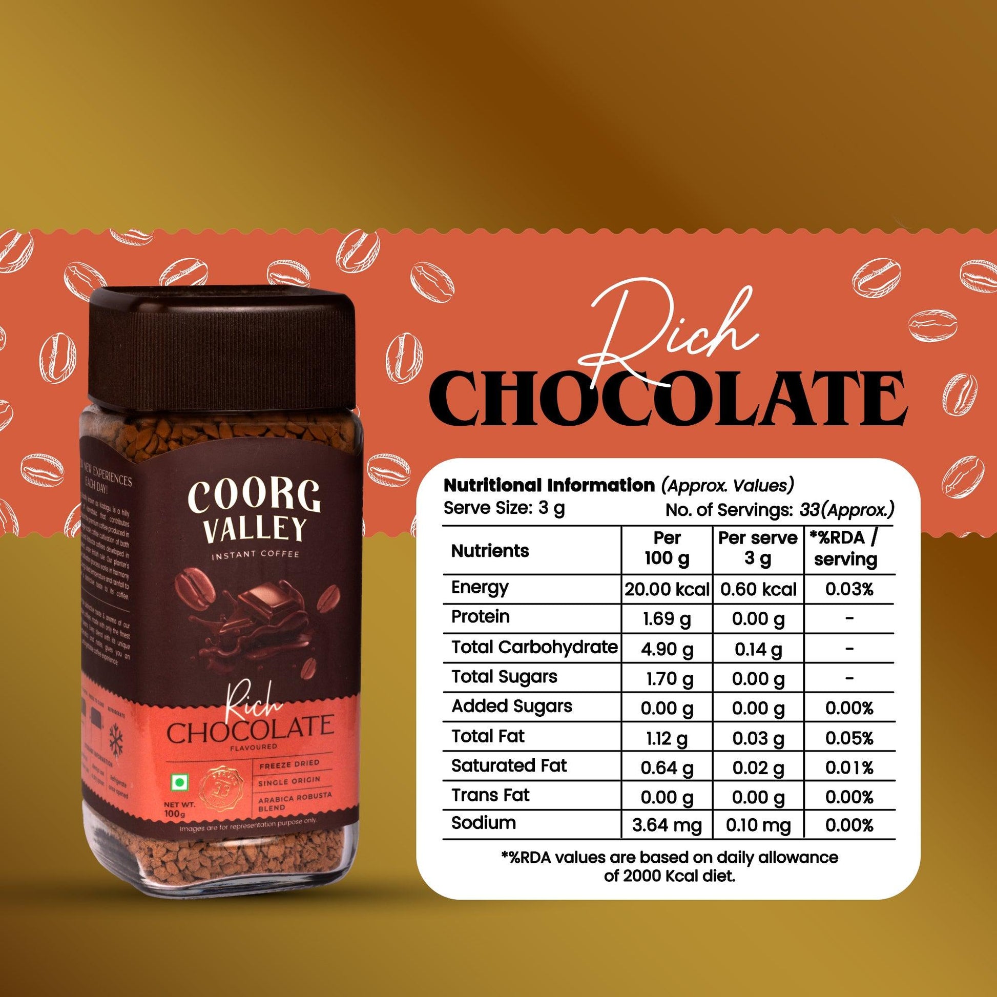 Rich Chocolate Instant Coffee | 100g