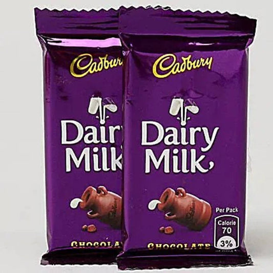 Ethnic Lumba Rakhi Set & Dairy Milk Chocolates