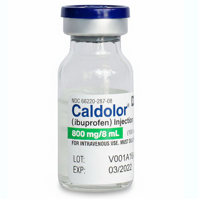 Caldolor (Ibuprofen) for Injection 800 mg/8 mL vials (100 mg/mL) 25/tray (Rx)