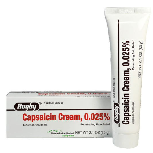 Capsaicin Cream 0.025% Topical Heat Pain Relief Cream