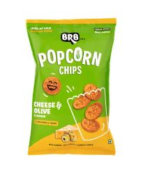 Brb Popcorn Chips - Cheese & Olive Flavour - 48GM