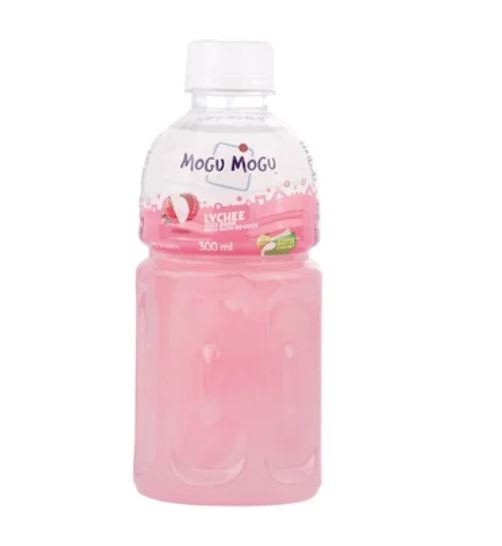 Mogu Mogu Lychee Fruit Drink with Nata De Coco - 300ML