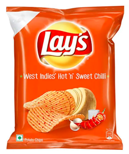 200x Lays West Indies’ Hot ‘N’ Sweet Chilli Potato Chips, 52G each (Pack of 200)