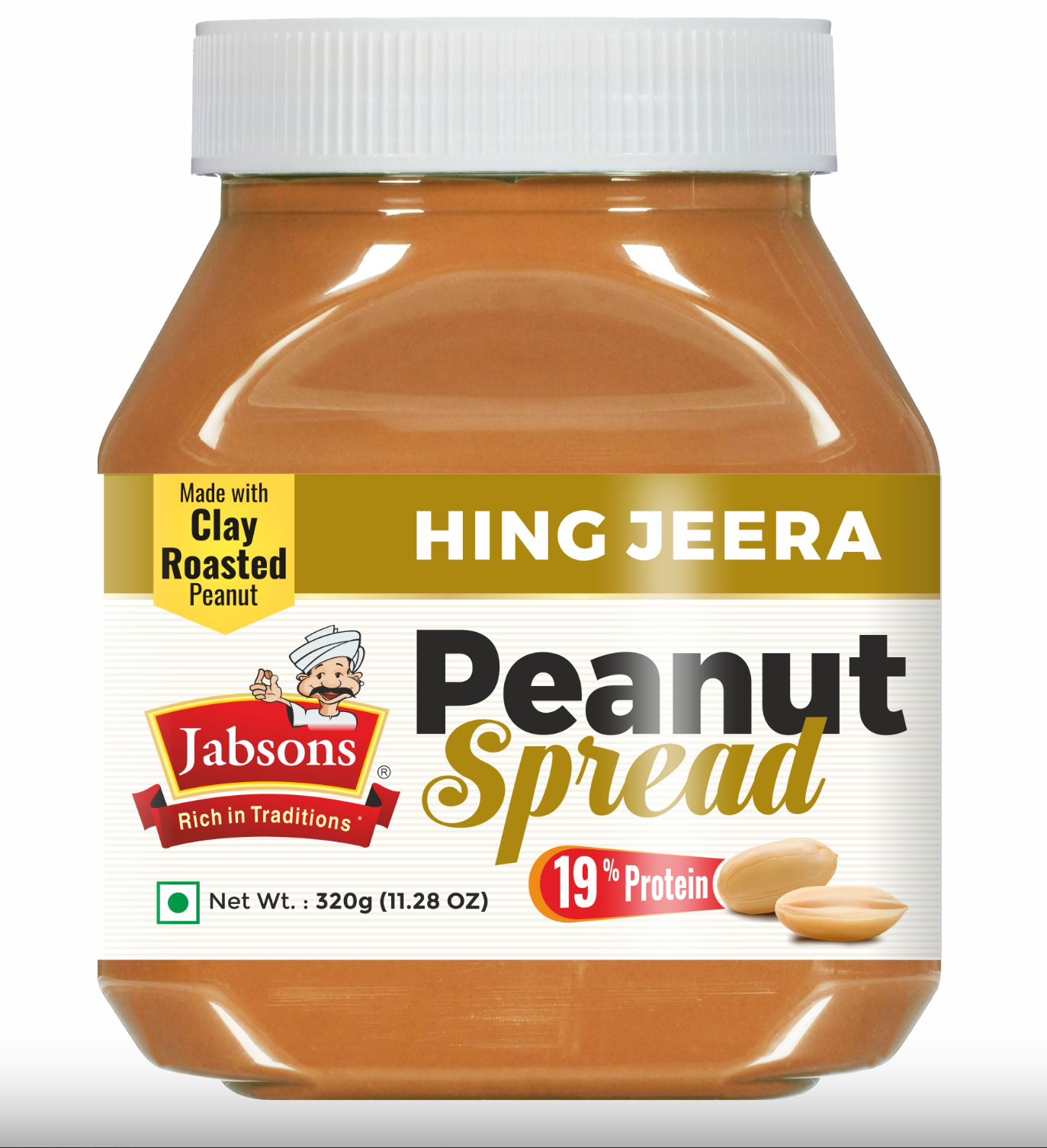 Jabsons Hing Jeera – Peanut Spread- 320GM