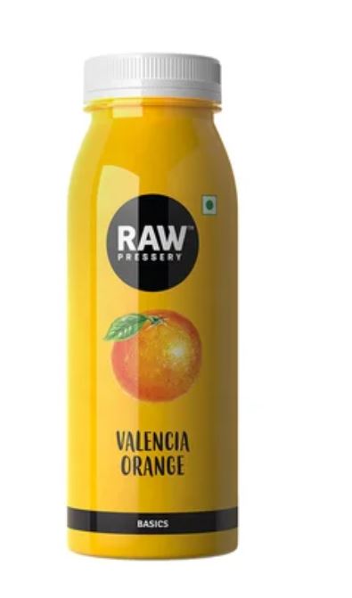 Raw Pressery Valencia Orange Cold Pressed Juice - 250ml